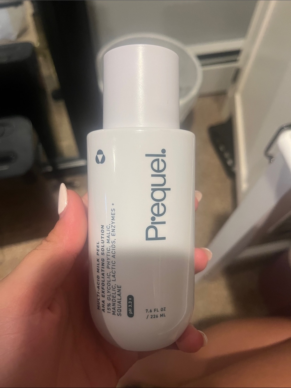 Prequel Multi-Acid Milk Peel Exfoliating Solution - White